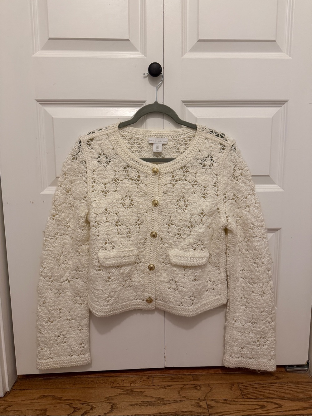 House of Harlow Crochet Cardigan Jacket